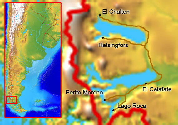 carte de l'étape