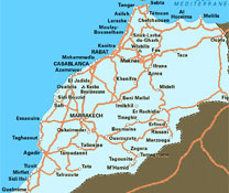 Maroc - Carte générale de la destination